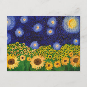 Postal Flores de luna