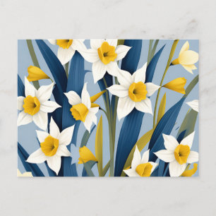 Postal Flores de Narciso Modernas
