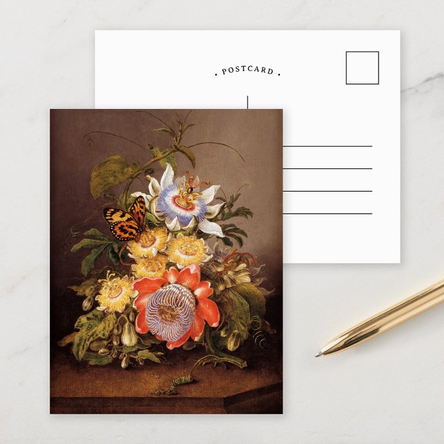 Postal Flores de pasión | Ferdinand Bauer (Subido por el creador)