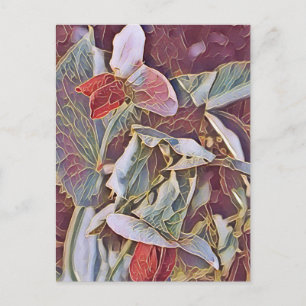 POSTAL FLORES DE PEA DULCE