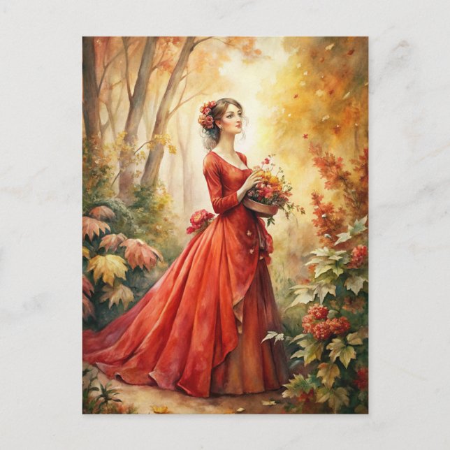 Postal Flores de picado (Anverso)