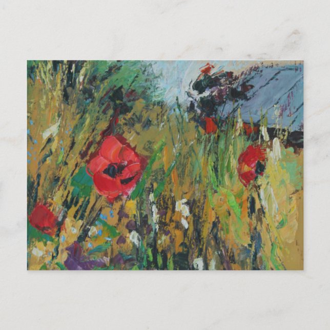 Postal Flores de pradera 2012 (Anverso)