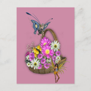 Postal Flores de primavera