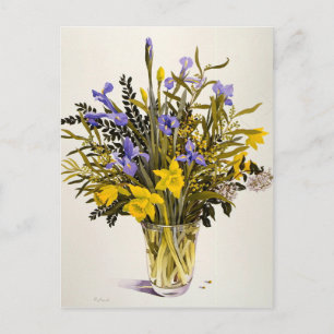 Postal Flores de primavera