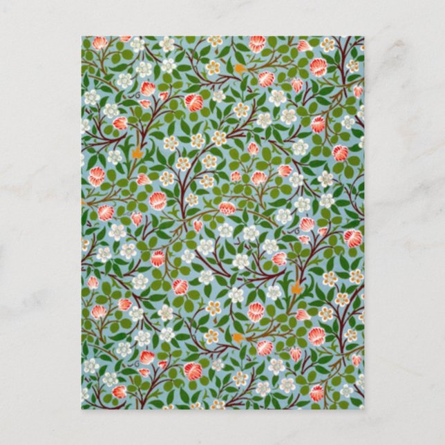 Postal Flores de primavera (Anverso)