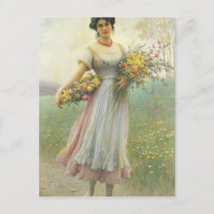 Postal Flores de primavera