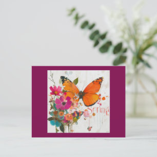 Postal Flores de primavera, 2025,