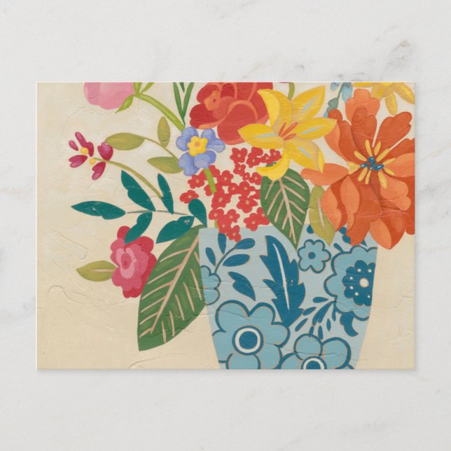 Postal Flores de primavera I (Anverso)