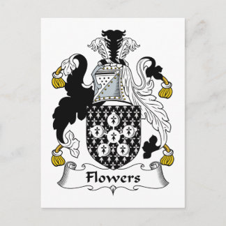 Postal Flores de reposo familiar