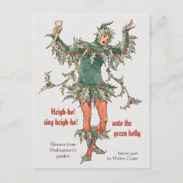 Postal Flores de Shakespeare Holly Walter Crane CC0968