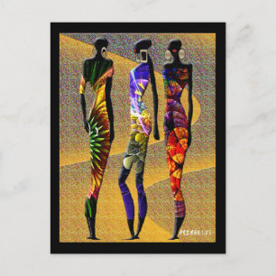 Postal Flores del desierto africano