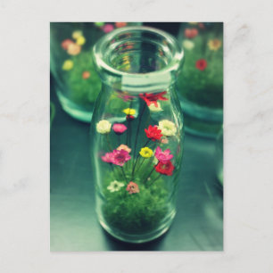 Postal Flores embotelladas