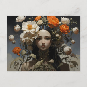 Postal flores en mi mente