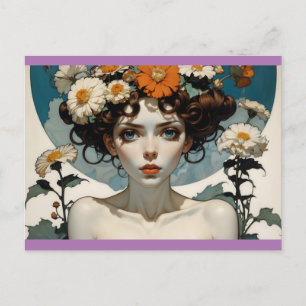 Postal flores en mi mente