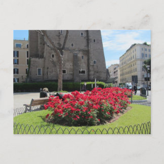 Postal Flores en Roma, Italia