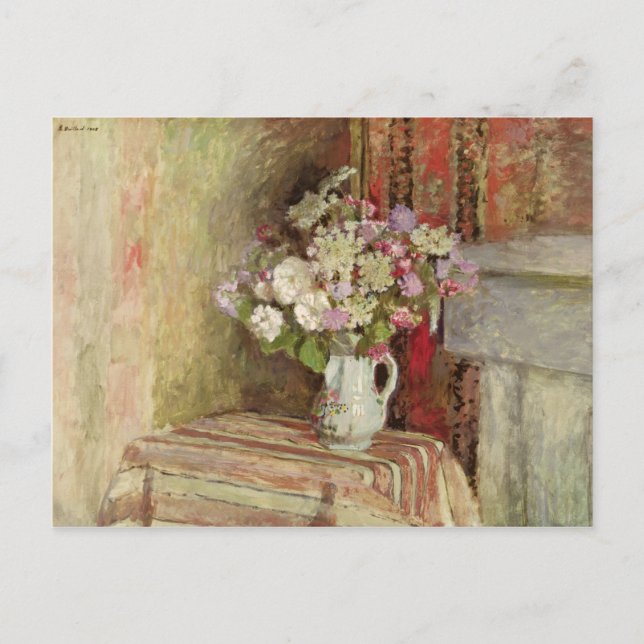 Postal Flores en una vasa, 1905 (Anverso)