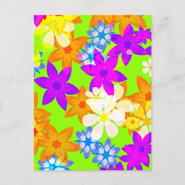 Postal Flores fabulosas (Anverso)