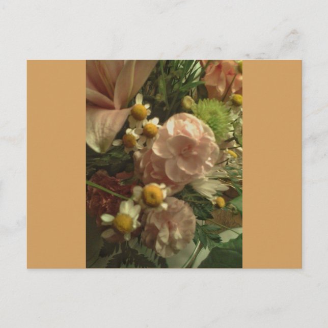 Postal Flores Fancy Sunshine (Anverso)