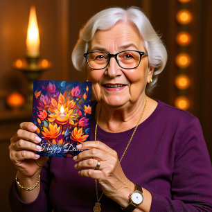 Postal Flores festivas radiantes