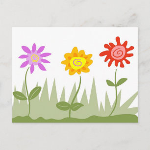 Postal Flores Funky