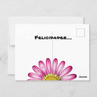Postal flores gérbera