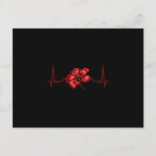Postal Flores Hibiscus Blossom