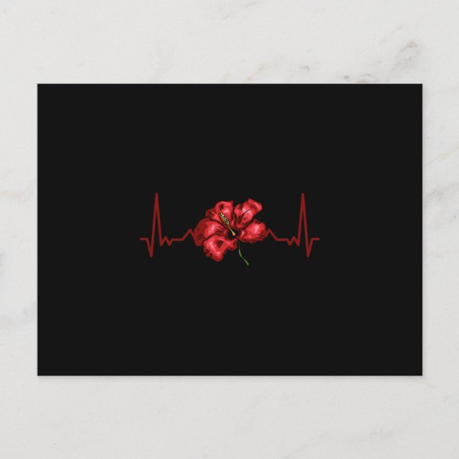 Postal Flores Hibiscus Blossom (Anverso)