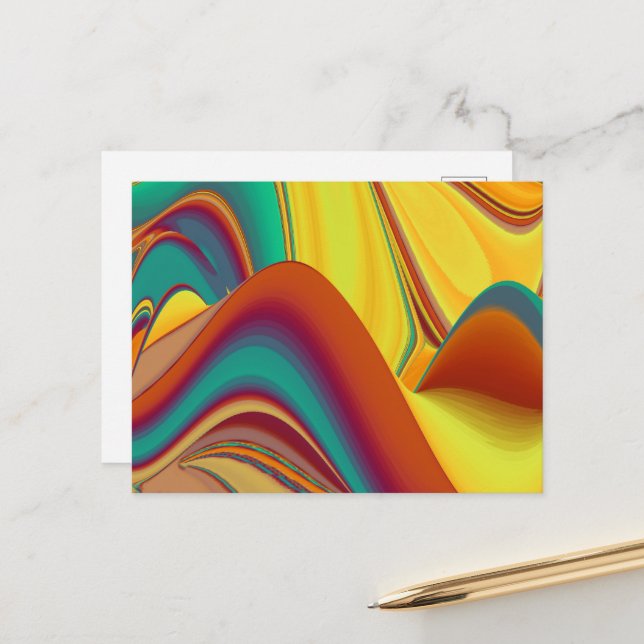 Postal Flores Mágicas de Primavera Verano Otoño (Anverso/Reverso In Situ)