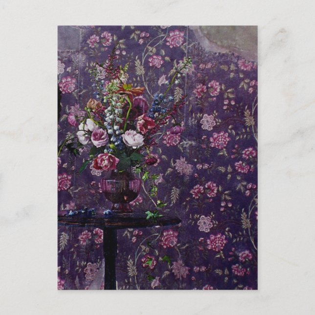 Postal Flores malcriadas ~ Postcard (Anverso)