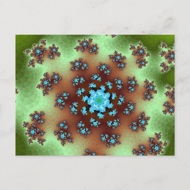 Postal Flores naturales (Anverso)