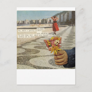 Postal Flores para usted -