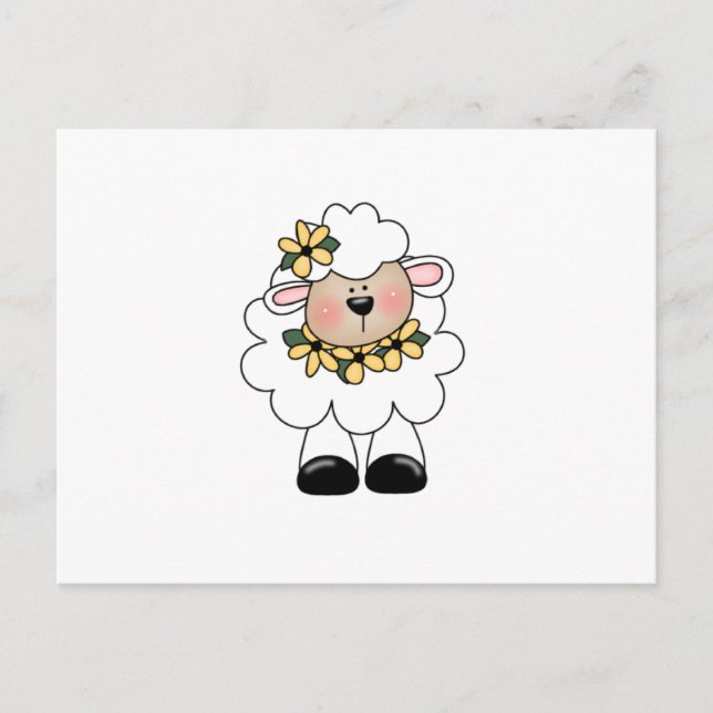 Postal flores personalizadas (Anverso)