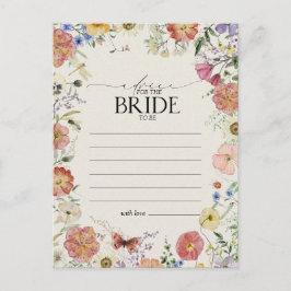 Postal Flores Prensadas: Consejos para la Novia