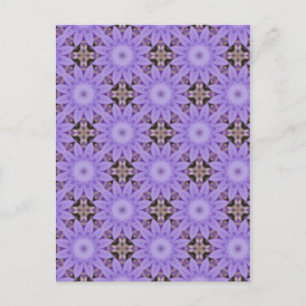 Postal Flores Purpura