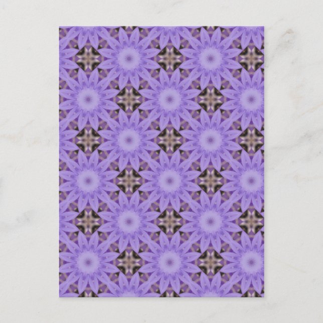 Postal Flores Purpura (Anverso)