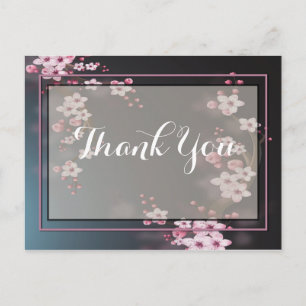 Postal Flores románticas gracias