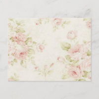 Flores rosas rosas antiguas de color shebby con fl