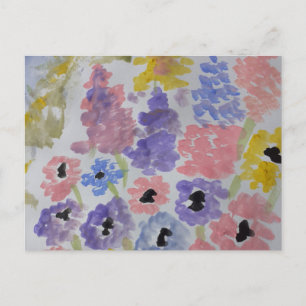 Postal Flores salvajes de verano