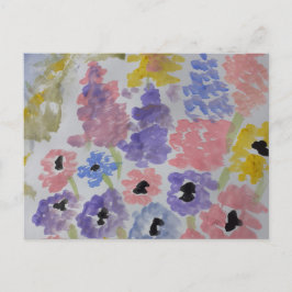 Postal Flores salvajes de verano