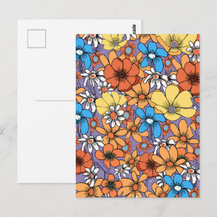 Postal Flores silvestres