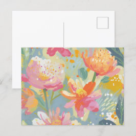 Postal Flores silvestres acuáticas