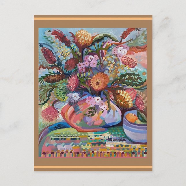 Postal Flores silvestres australianas (Anverso)