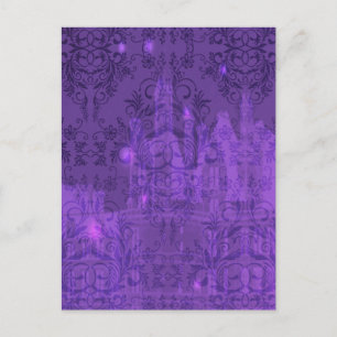 Postal Flores silvestres Damask, el CASTILLO DE ANGEL en