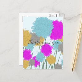 Postal Flores silvestres de bonito