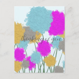 Postal Flores silvestres de bonito