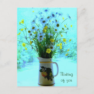 Postal Flores Silvestres Pensando en Ti