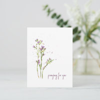 Flores Silvestres Pintadas a Mano Modernas | Rezan