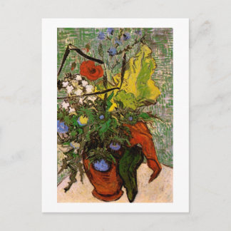 Postal Flores silvestres Thistles Vase Van Gogh Bella Art