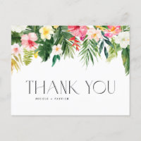 Flores tropicales y Boda de la vegetación gracias