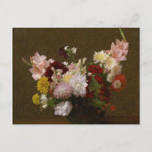 Postal Flores Victoria Dubourg Vintage
